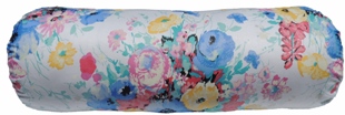 Kakaos Summer Flowers Round Bolster Cover #9